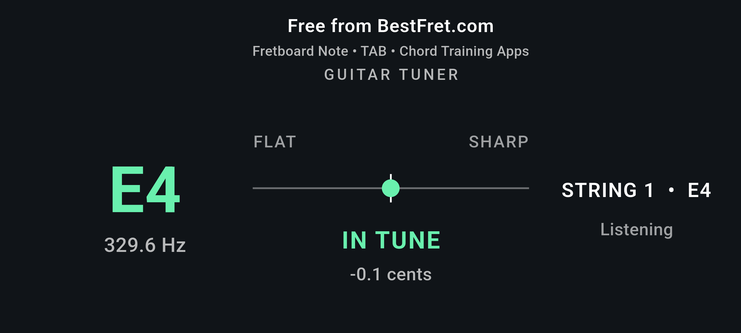 BestFret Fretboard Note and TAB Trainer screen 2